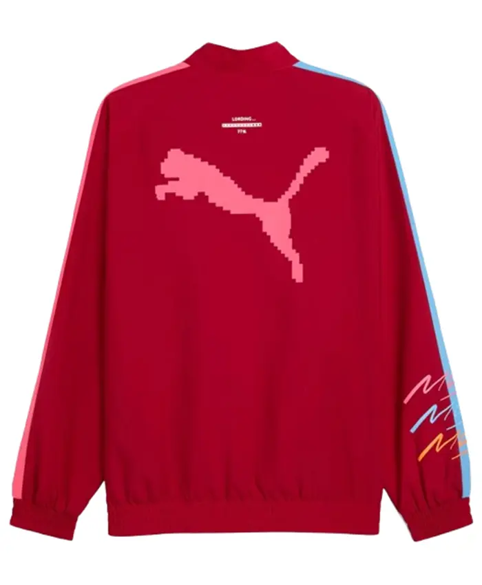 Buy Men’s Scuderia Ferrari x Puma Special Edition Miami T7 Red Jacket Back