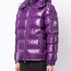 Buy Moncler Maya Purple Puffer Padded Jacket