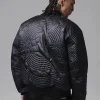 Buy Nike x Jordan Flight Black Bomber Varsity Jacket On Sale
