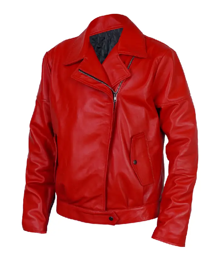 Paris Style Chris Brown 2026 Red Jacket