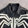 Buy Purple Place Super Spider Super Venom Black Bomber Jacket