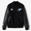 Buy Sandy Brondello Toronto Tempo Black Bomber Jacket Front