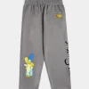 Buy The Simpsons x Shoe Palace Family Grey Fleece Tracksuit Back