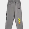 Buy The Simpsons x Shoe Palace Family Grey Fleece Tracksuit Trouser
