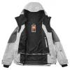 Buy Women's Nova Grey Hooded Zip-up Jacket Front