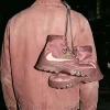 CJ x Carhartt x Nike Pink America Denim Jacket Back