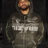 CJ x Nike Brazil Black Bomber Hooded Jacket