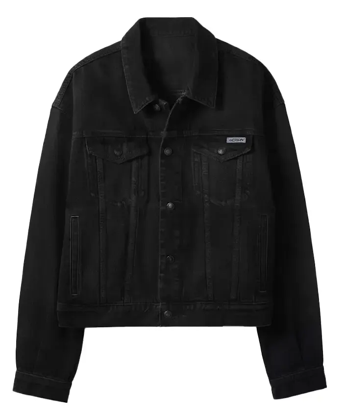 CKJK Collection Jung Kook Black Denim Jacket For Men and Women