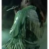 CMA Awards Shaboozey Green Fringe Jacket Back