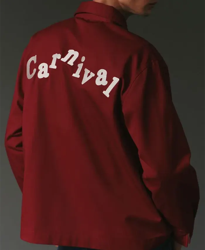 Carnival x Disney Mickey Mouse Maroon Jacket Back