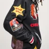 Chucky Halloween Wool Varsity Jacket right side