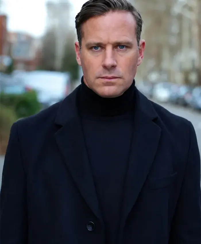 Citizen Vigilante 2026 Armie Hammer Black Coat