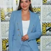 Comic-Con 2026 Lisseth Chavez Blue Pinstriped Suit