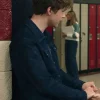 Connor Stanhope TV Series My Life with the Walter Boys 2026 Danny Walter Blue Suede Trucker Jacket