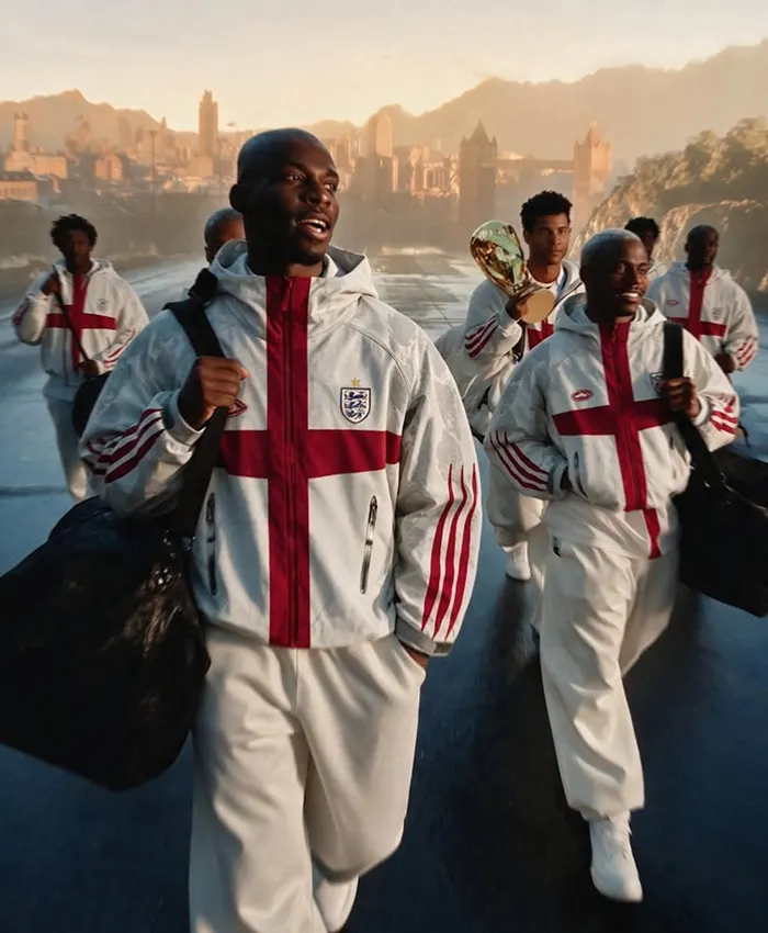 Corteiz x England World Cup Hooded Track Jacket For Sale