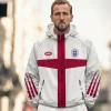 Corteiz x England World Cup Hooded Track Jacket Front