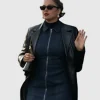 Crap Happens Dalia Cakmak Leather Coat Front