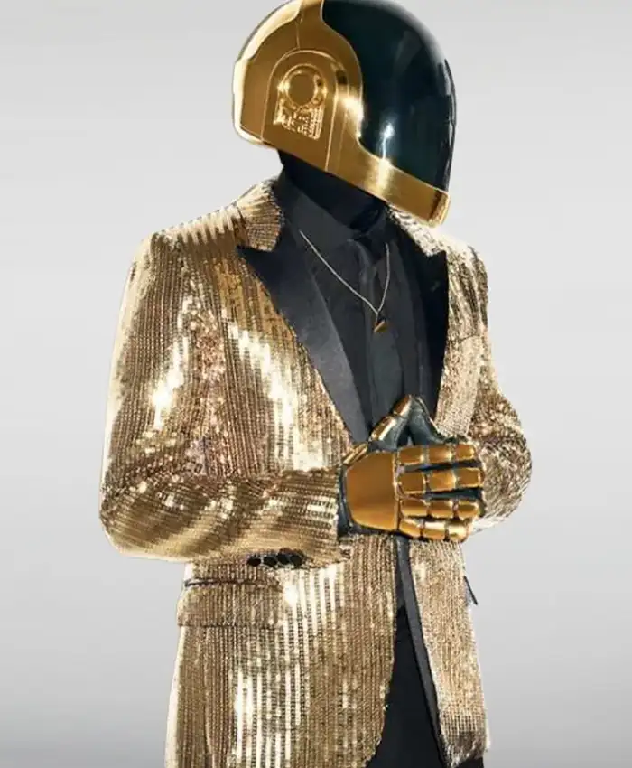 Daft Punk Costume Blazer Golden