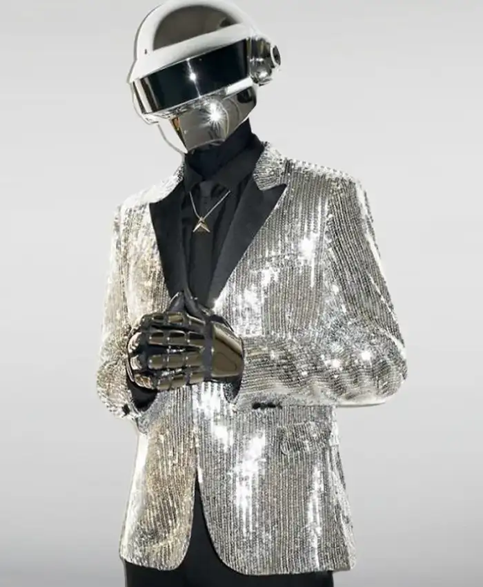Daft Punk Costume Blazer Silver
