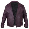 Descendants Wicked Wonderland Max Hatter coat featuring full-length sleeves and premium leather styling
