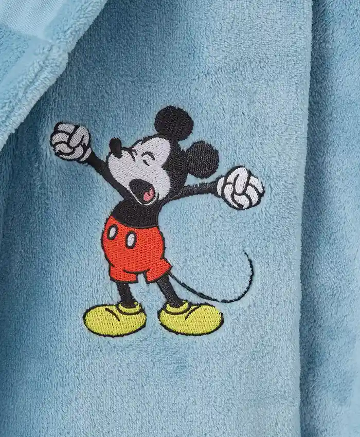 Disney x Mickey Mouse Breakfast Light Blue Robe Front
