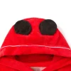 Disney x Mickey Mouse and Pluto Red Hooded Robe For Sale