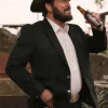 Dutton Ranch S01 Rip Wheeler Black Blazer For Sale