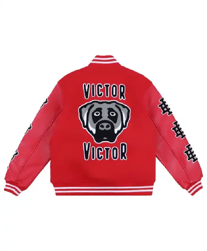 EE Victor Victor Varsity Jacket For Sale