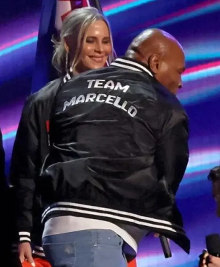ESPY Awards 2026 Mike Tyson Satin Bomber Jacket Back