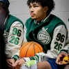 EYBL Peach Jam Champions 2026 Florida Rebels Green & White Varsity Jacket