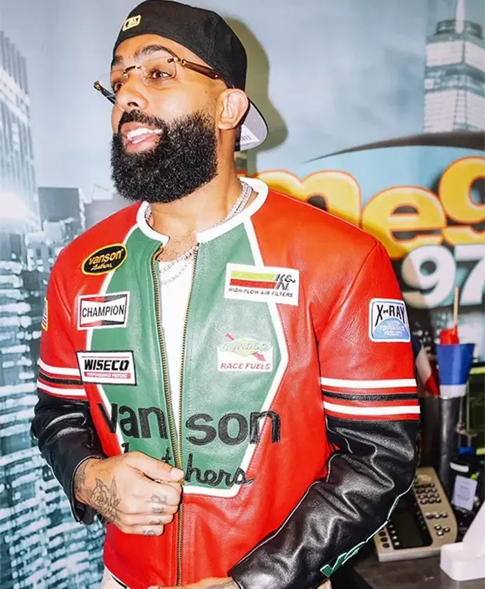 Eladio Carrion JDM Vanson Leather Racing Jacket For Sale