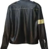 Elizabeth Taylor Tribute Michael Jackson Black Leather Jacket On Sale
