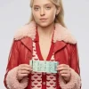 Elle 2026 Elle Woods Shearling Leather Jacket Front