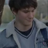 Elle 2026 Jacob Moskovitz Denim Shearling Jacket For Sale