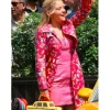 Elle 2026 Lexi Minetree Pink Butterfly Print Coat
