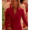 Elle 2026 Lexi Minetree Pink Double-Breasted Blazer For Sale