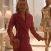 Elle 2026 Lexi Minetree Pink Double-Breasted Blazer Front