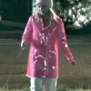 Elle 2026 Lexi Minetree Pink Transparent Rain Coat For Sale