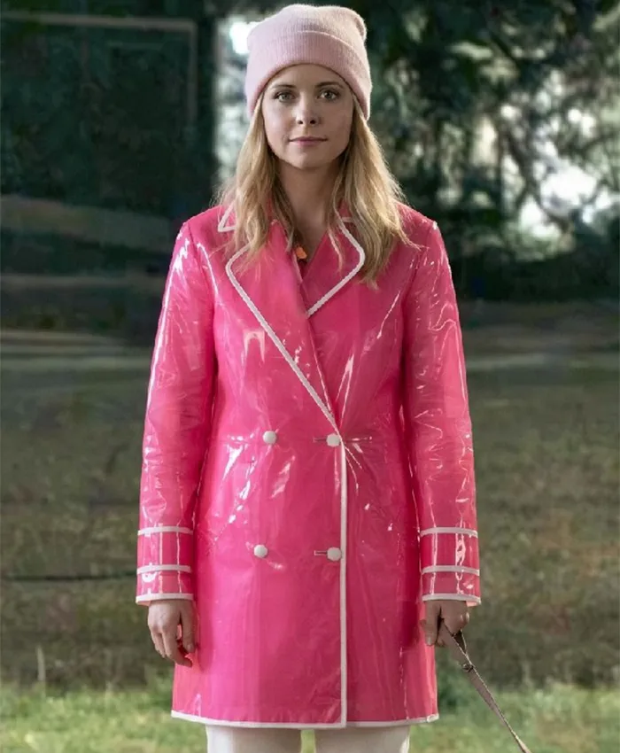 Elle 2026 Lexi Minetree Pink Transparent Rain Coat