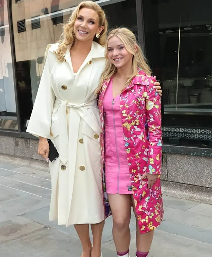 Elle Eva Woods Wool Trench Coat