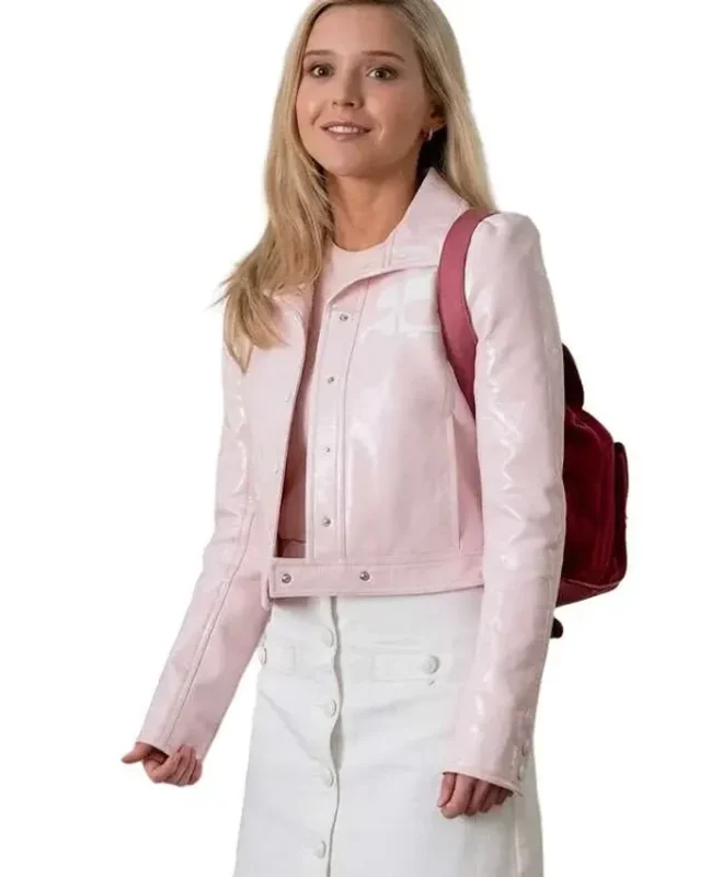 Lexi Minetree Elle Cropped Light Pink Jacket