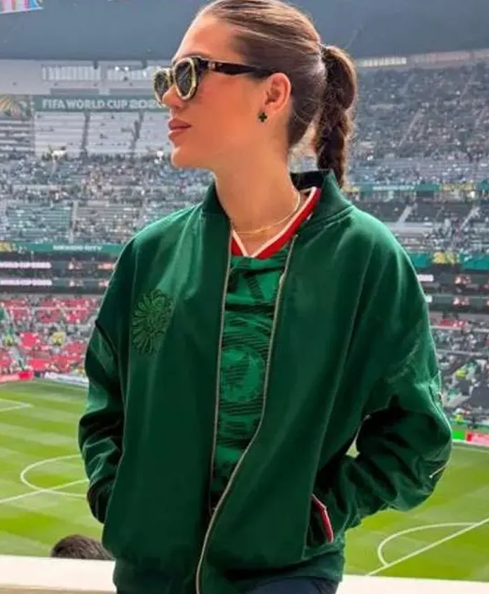 FIFA 2026 Fernanda Gómez Mexico Green Bomber Jacket