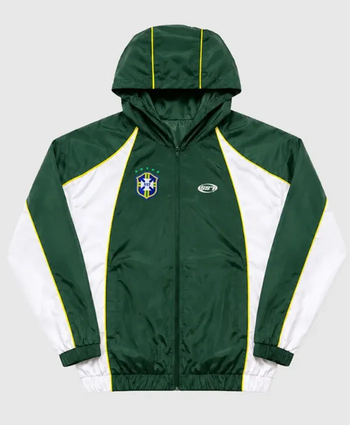 FIFA 2026 Team Brazil Windbreaker Jacket Green
