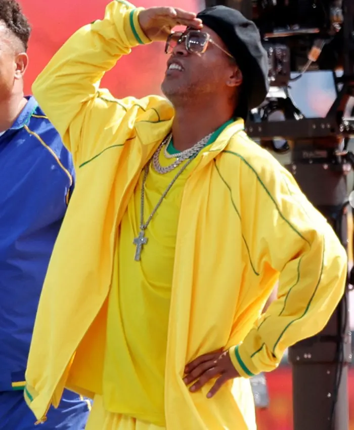 FIFA World Cup 2026 Halftime Show Ronaldinho Yellow Jacket Side