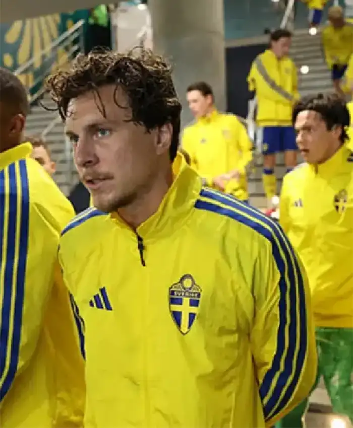 FIFA World Cup 2026 Sweden Home Anthem Jacket For Sale