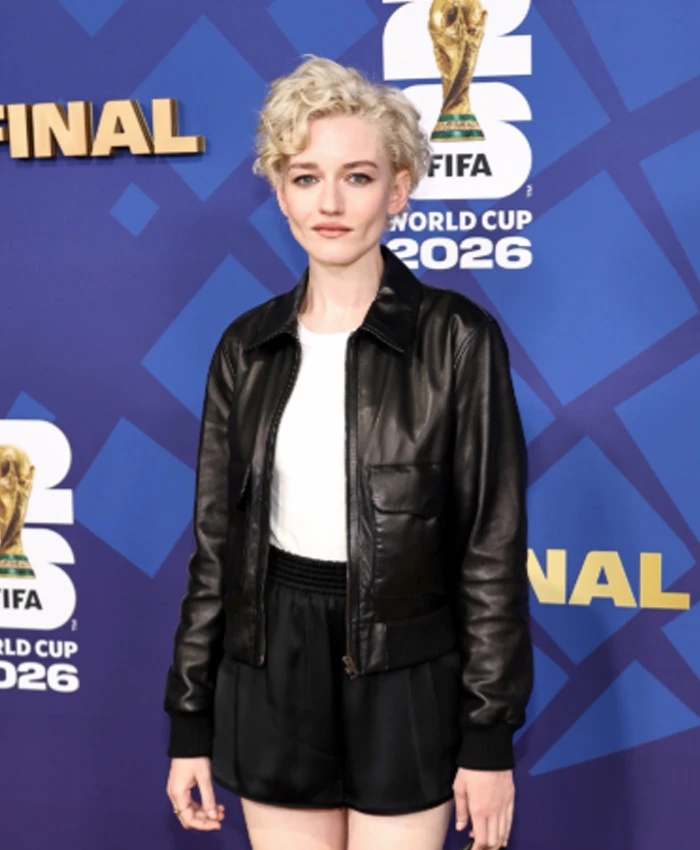 FIFA World Cup Final 2026 Julia Garner Leather Jacket