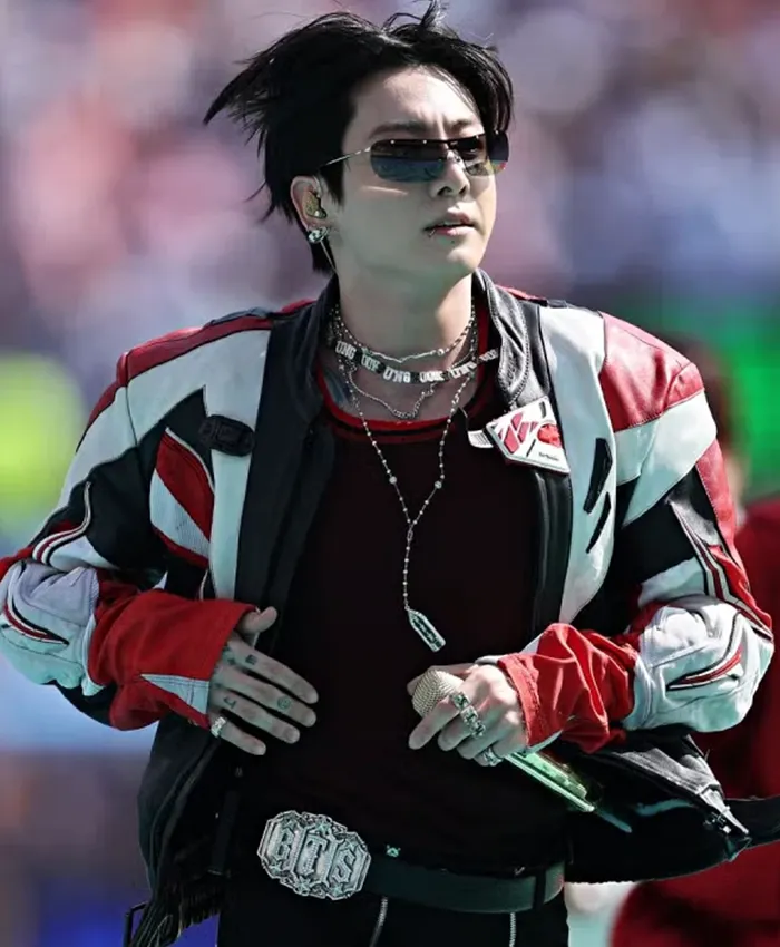 FIFA World Cup Final Halftime Show Jungkook Leather Jacket