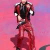 FIFA World Cup Final Halftime Show Kim Taehyung Leather Jacket