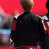 FIFA World Cup Final Halftime Show Kim Taehyung Leather Jacket Back