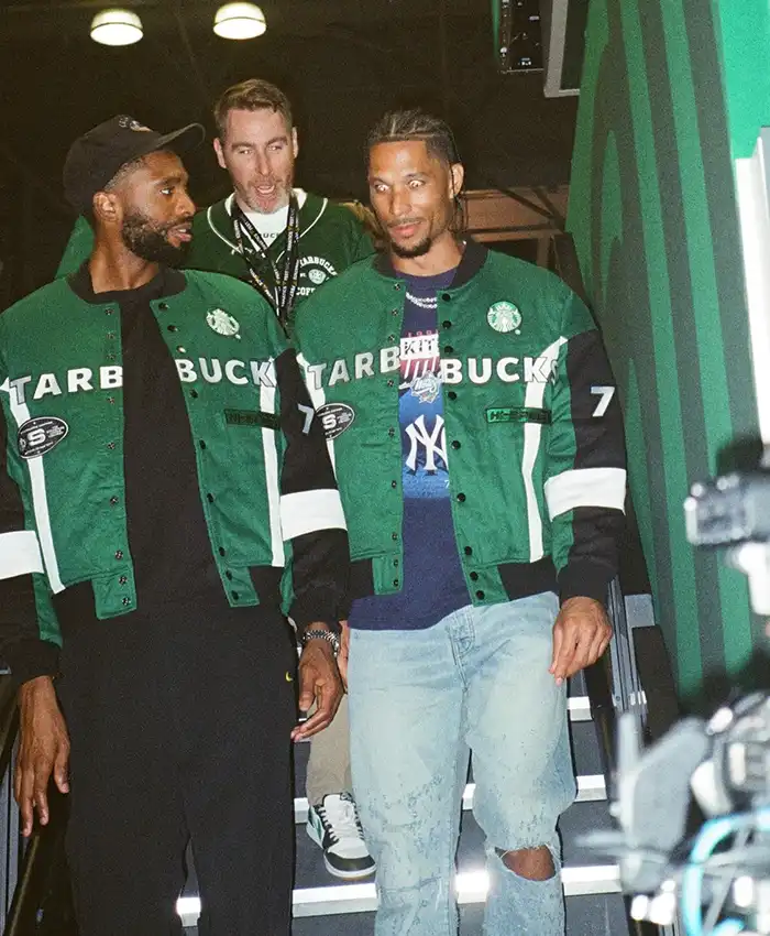 Fanatics Fest NYC 2026 Starbucks Cotton Green And Black Bomber Jacket
